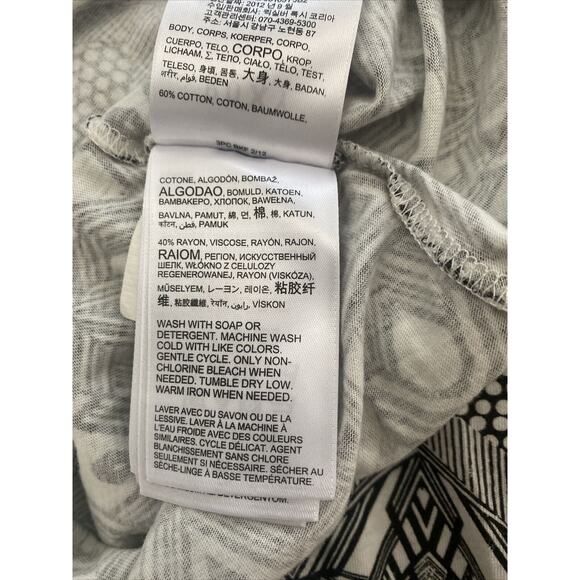 Roxy Perfect Life Dress Womens Large Geometric Strapless Short mini NWT - Picture 6 of 7